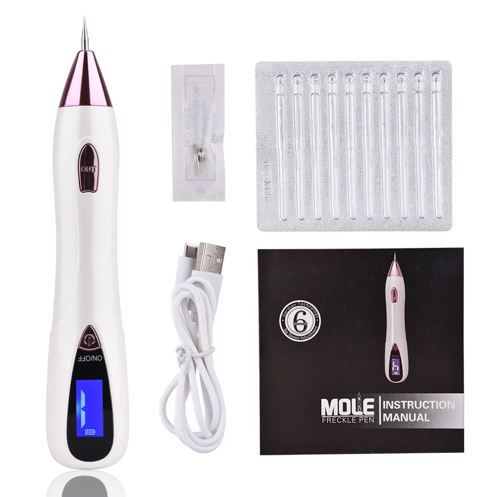 Stylo Laser Esthétique – Élimination des Taches, Grains de Beauté et Tatouages