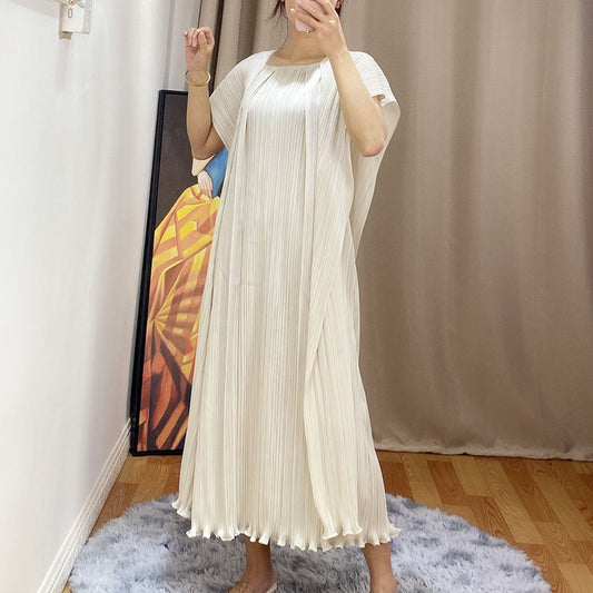 ️ Robe plissée fluide “Élégance Douce” – Style chic & moderne