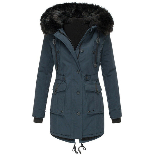 Parka Hiver Femme – Ultra chaude avec capuche à fourrure – Du S au 5XL