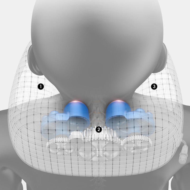 Oreiller de Massage Cervical – Confort & Relaxation Portable