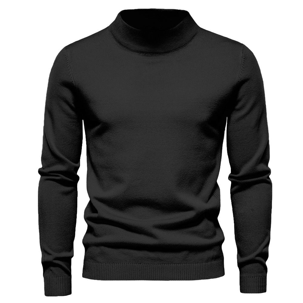 Pull Homme Col Montant – Style Chic Décontracté – Automne & Hiver
