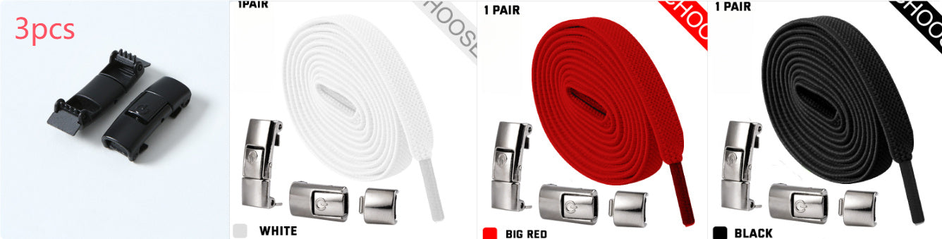 Lacets Automatiques SmartLock™ – Enfilez, verrouillez, partez !