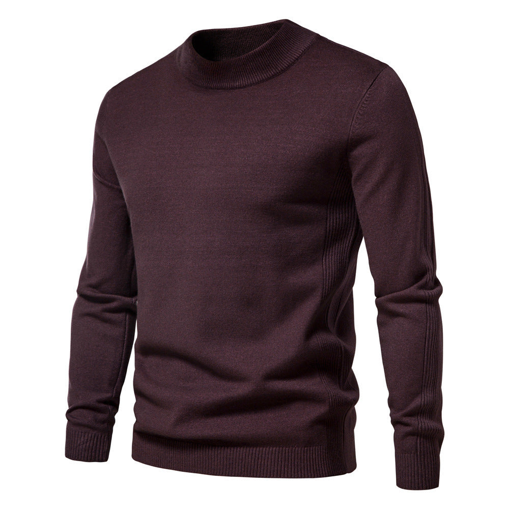 Pull Homme Col Montant – Style Chic Décontracté – Automne & Hiver