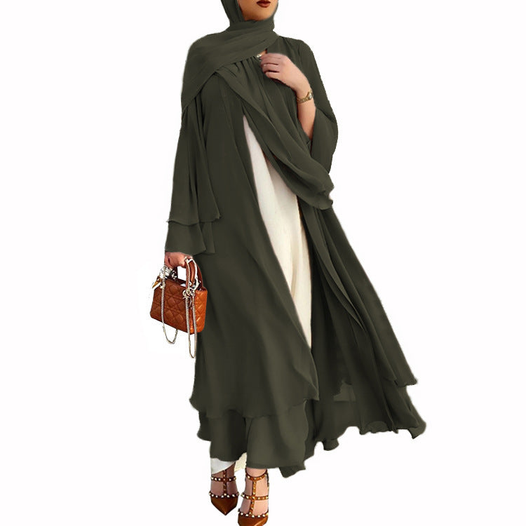 Abaya Chic & Élégante avec Détails Brodés