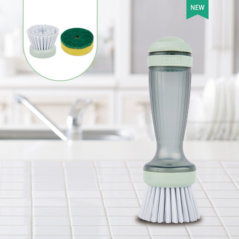 Brosse à vaisselle magique avec réservoir de liquide – Nettoyage facile & rapide