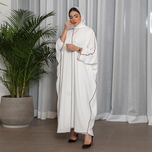 ABAYA CLASSIQUE ÉLÉGANTE – 5 COULEURS DISPONIBLES