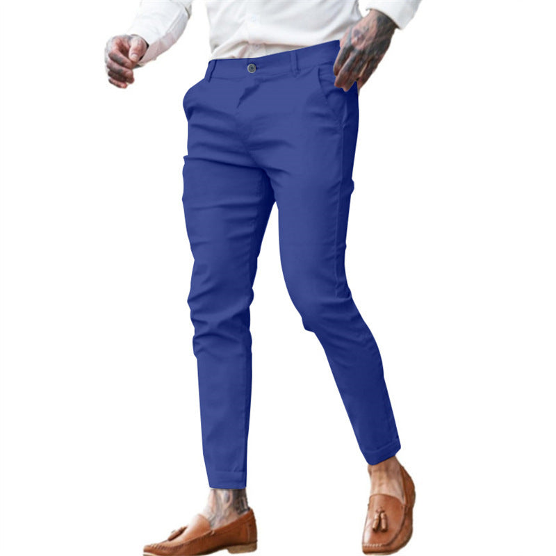 Pantalon Homme Slim Chic – Taille Élastique, Look Habillé & Confort Stretch | Mode Tendance