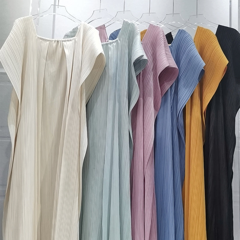 ️ Robe plissée fluide “Élégance Douce” – Style chic & moderne