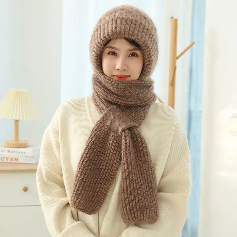 Bonnet & Écharpe Douceur Hivernale™ – Chaleur, Confort & Élégance
