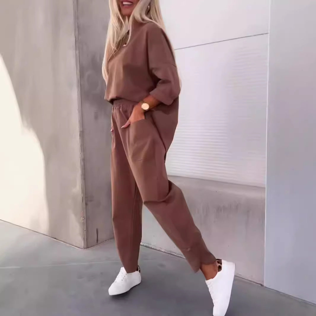 Ensemble loose femme 2 pièces – style minimal chic & confort absolu