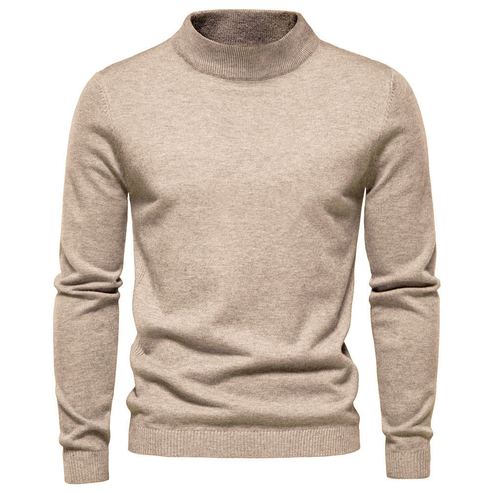 Pull Homme Col Montant – Style Chic Décontracté – Automne & Hiver
