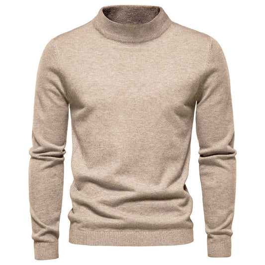 Pull Homme Col Montant – Style Chic Décontracté – Automne & Hiver