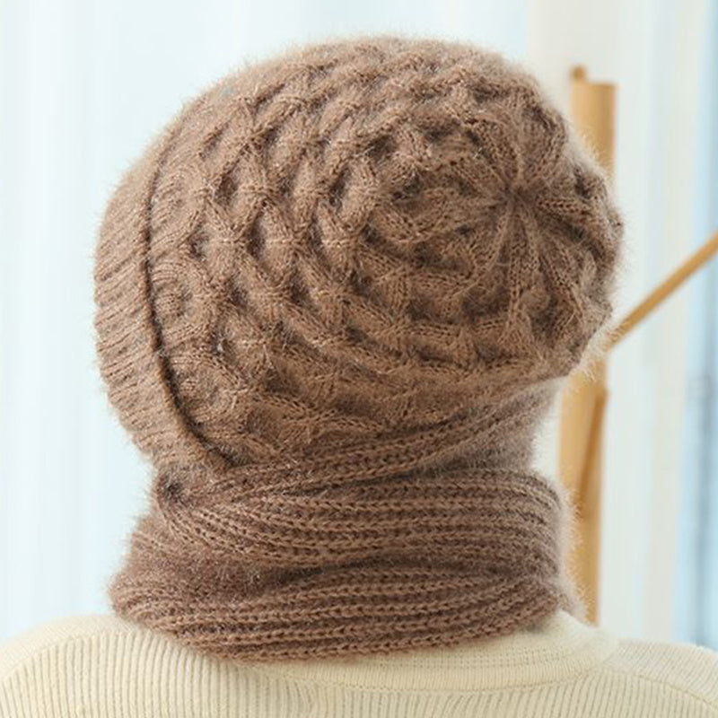Bonnet & Écharpe Douceur Hivernale™ – Chaleur, Confort & Élégance