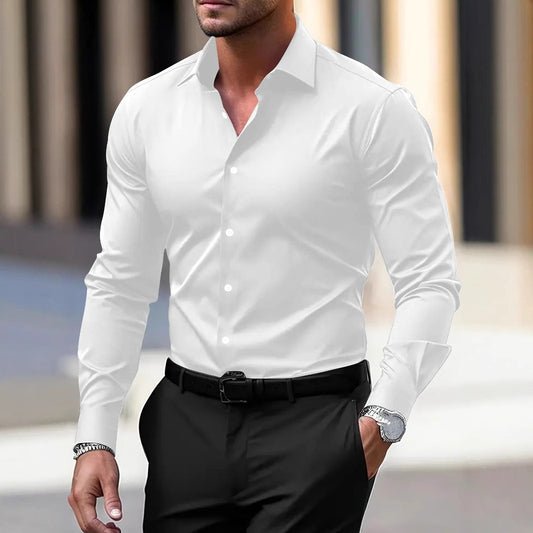 Chemise homme slim fit – Élégance et confort en plusieurs couleurs