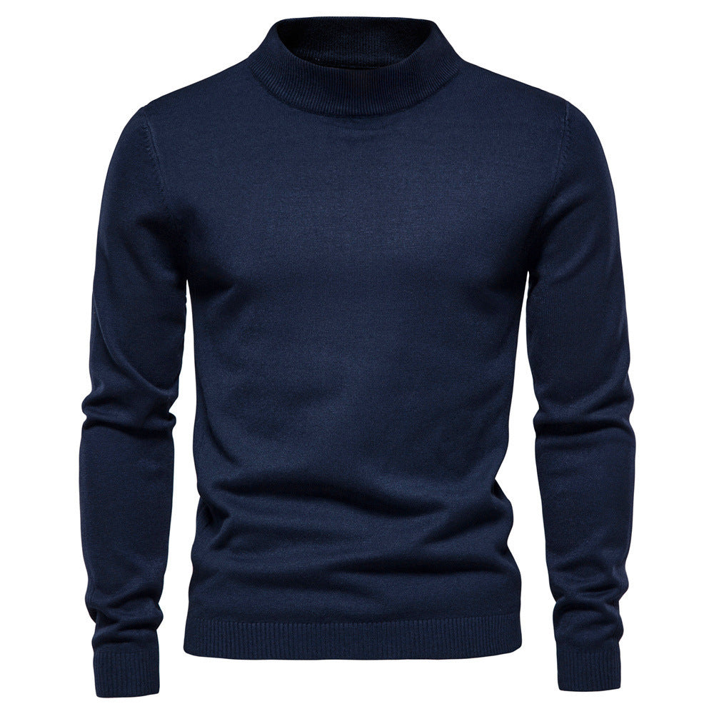 Pull Homme Col Montant – Style Chic Décontracté – Automne & Hiver