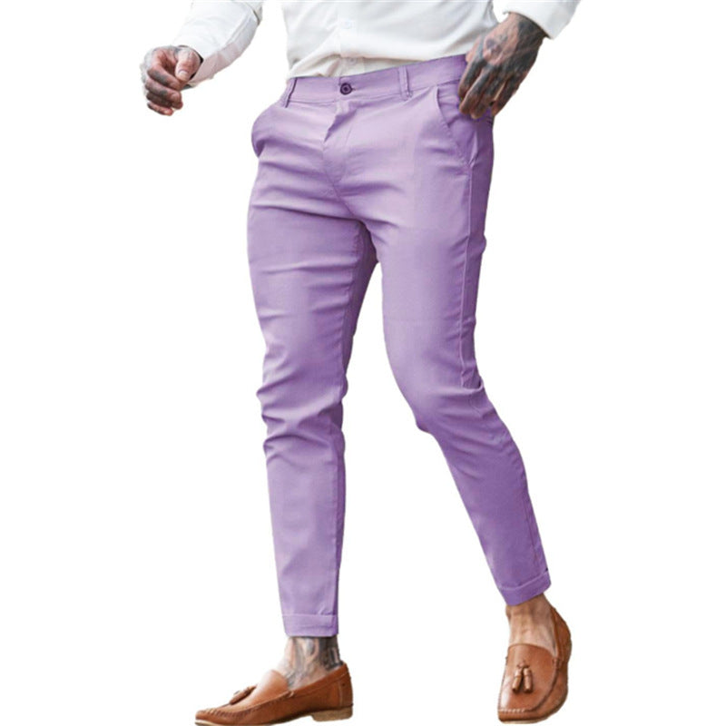 Pantalon Homme Slim Chic – Taille Élastique, Look Habillé & Confort Stretch | Mode Tendance